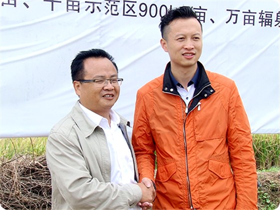 2015年10月9日小龙人公司总经理李意先生一行5人到江西南昌